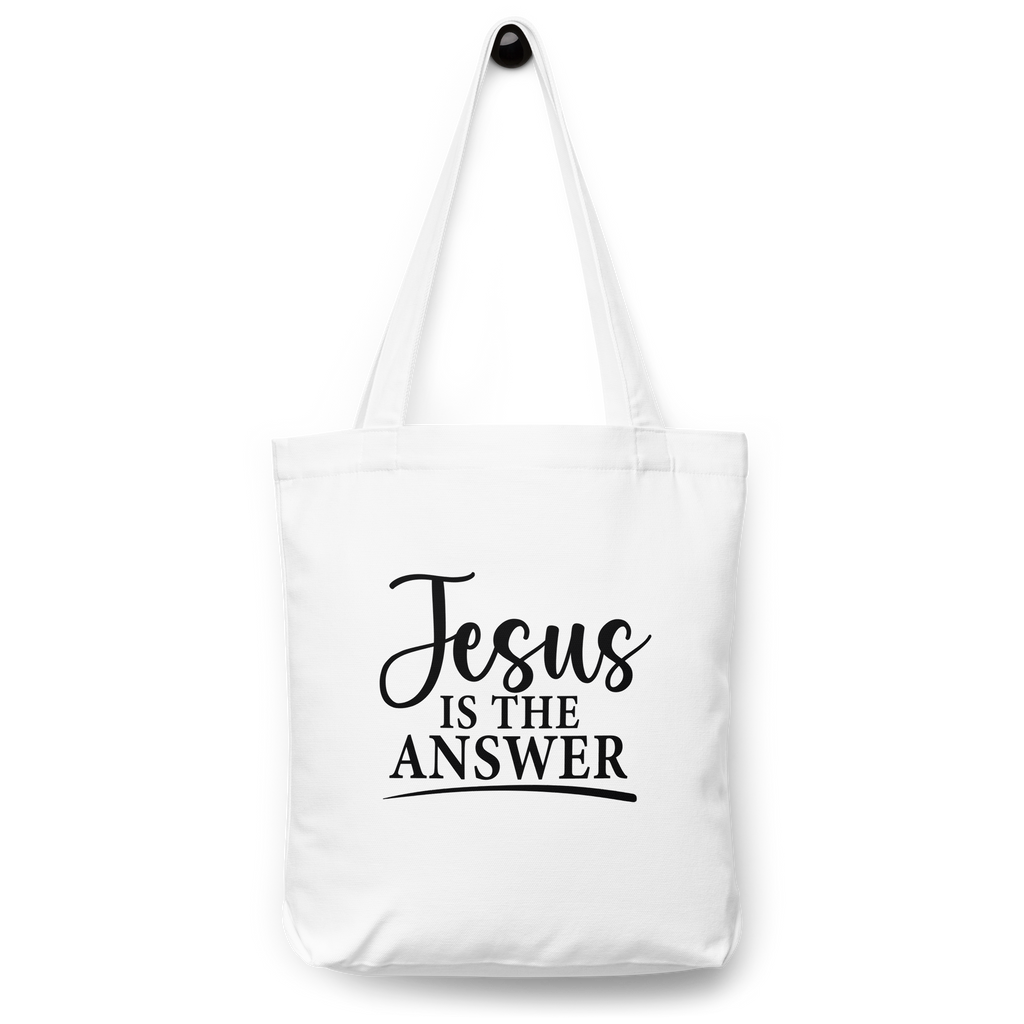 Jesus Is The Answer — Tote Bag