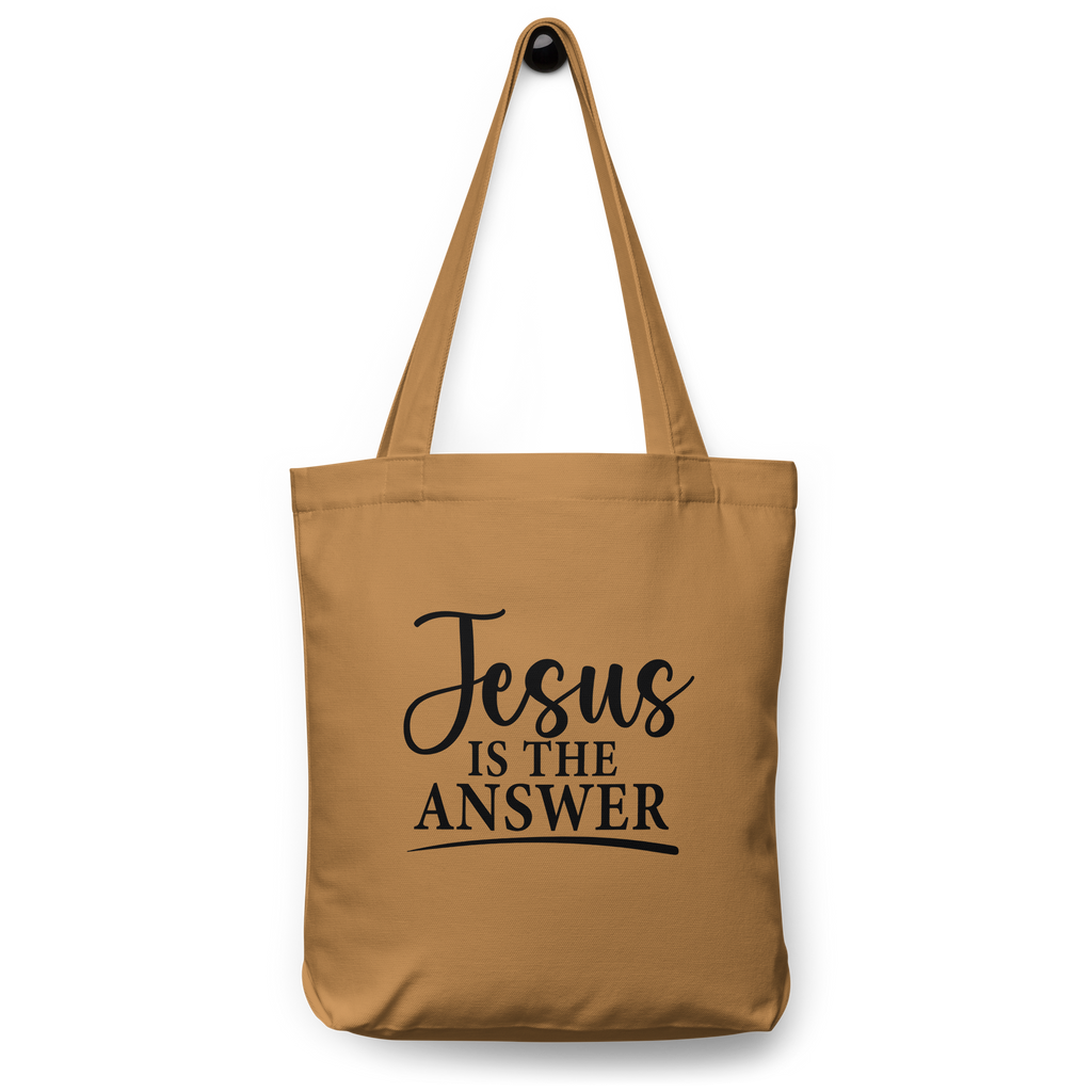 Jesus Is The Answer — Tote Bag