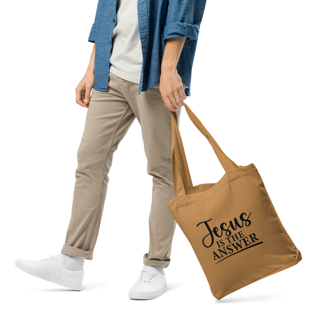 Jesus Is The Answer — Tote Bag