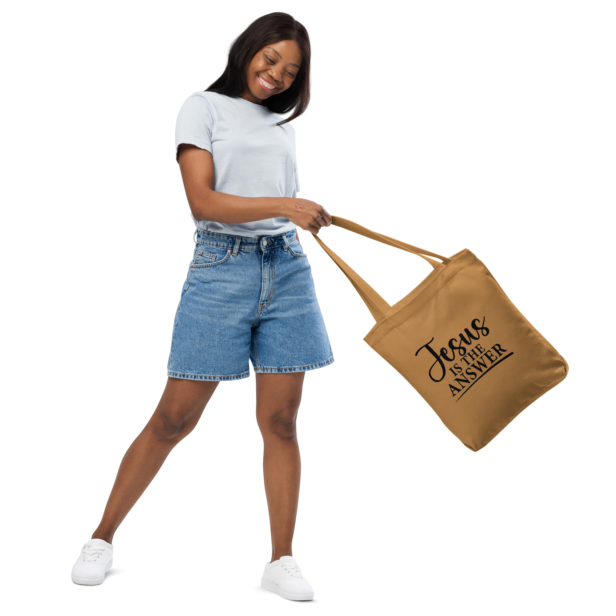 Jesus Is The Answer — Tote Bag